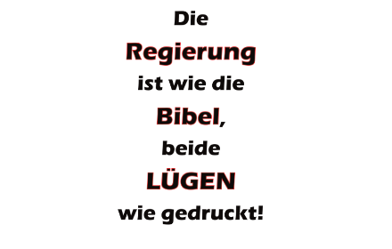 Regierung, Bibel, Lüge